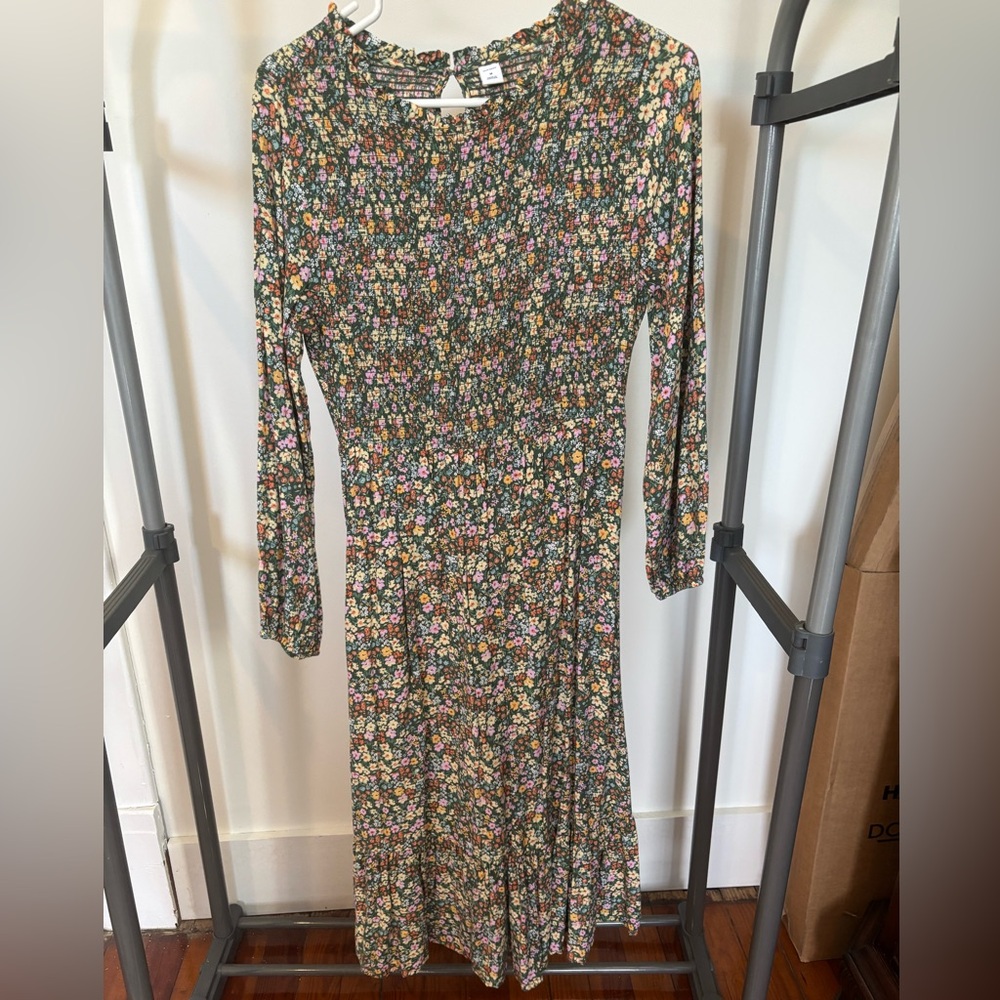 Floral Long Sleeve Dress